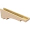 Ekena Millwork 5"W x 30"D x 10"H Thin Mediterranean Rough Cedar Woodgrain TimberThane Corbel, Primed Tan CORUR05X30X10MEDRCPR - alternate 4